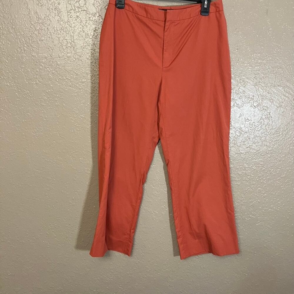 Banana Republic stretch cropped pants orange size 8